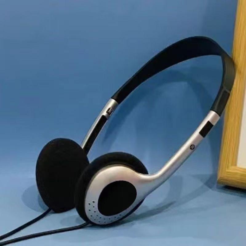 Headphones Personality Retro Headsets Blue Black Fashion Style Headsets Over Ear Earbud 3.5mm Headsets