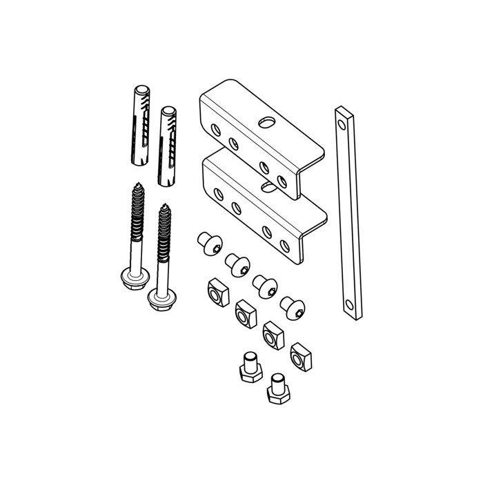 Kit De Supports De Montage - Vogel's - PFA 9126 - Noir - Compatible Avec Connect-it - Accessoire Supplémentaire