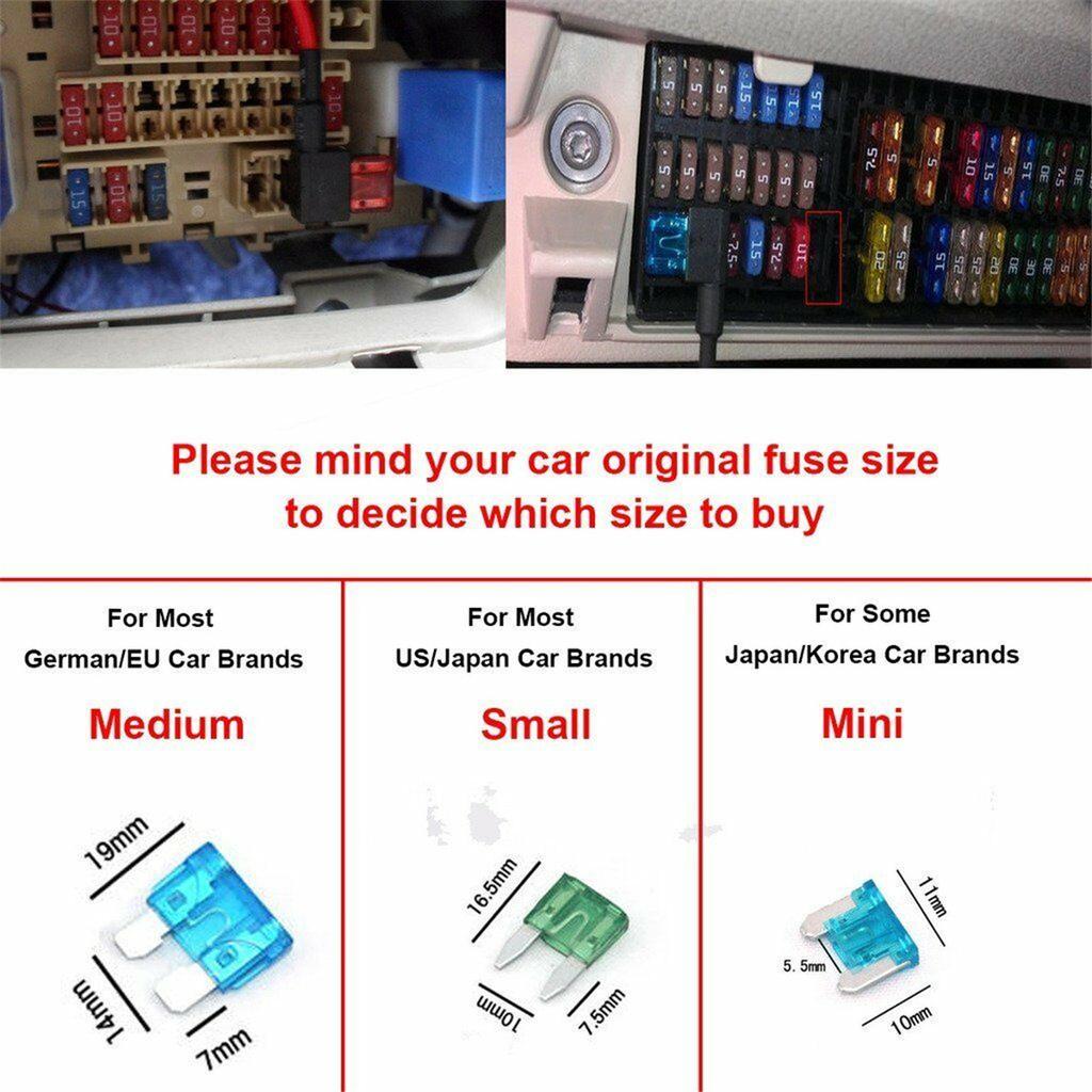 120 Assorted Car Truck Mini Low Profile Fuse 5,7.5,10,15,20,25,30 AMP Hot Sales