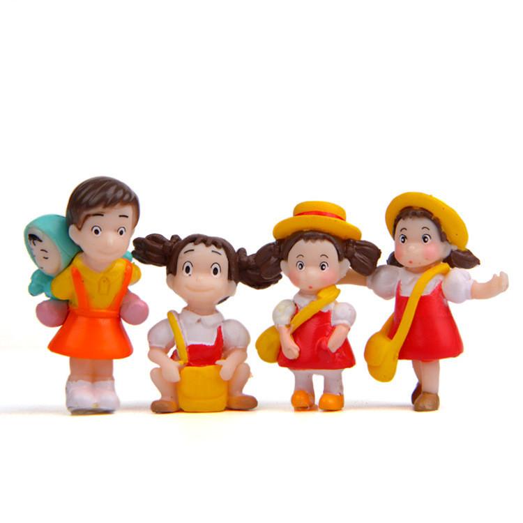 My Neighbor Totoro Mei Walking Running Mini Model Ornaments For Landscape Decor