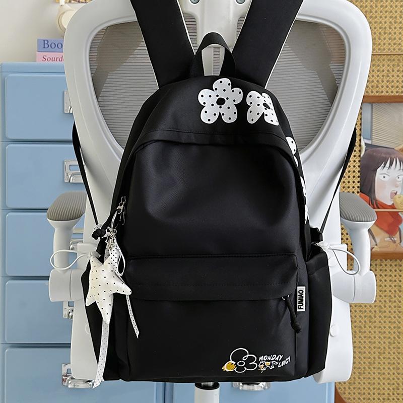 Schoolbag schoolbag girls ins wind niche backpack simple junior high school high school students elementary school students versatile backpack