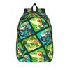 Fashion Cartoon Pokemon Theme Backpack  Mochilas Dual-Use For Work Large Capacity Rucksack