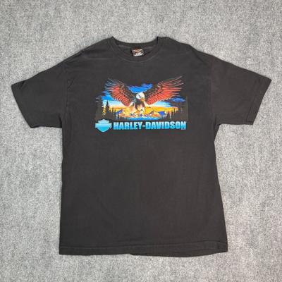 Vintage 2004 Harley-Davidson Michael's Cotati, CA Adler-Grafik T-Shirt Unisex T-Shirt