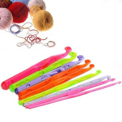 9pcs/Set Crochet Hooks Knit Knitting Needles Set  Weave Craft Tool 3-12mm