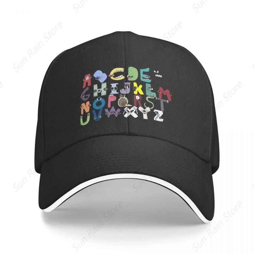 Alphabet Lore Samolepka Baseballová čepice Sportovní čepice Značka Pánská čepice Chlapec Dítě Dámská
