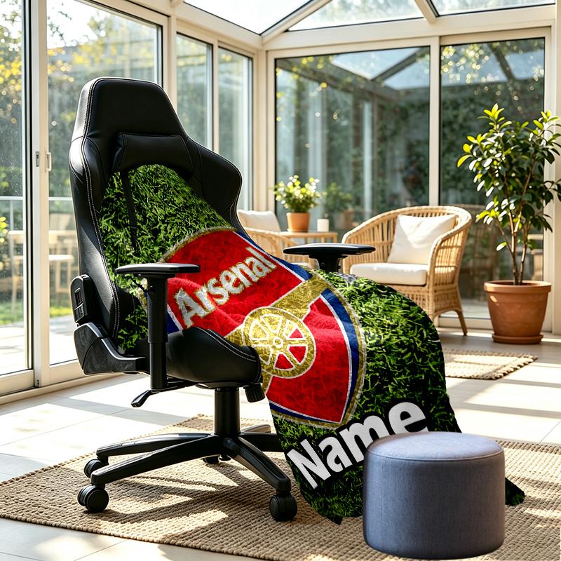 Coperte Personalizzate con Nome Squadra di Calcio Stampato, Arredamento per la Casa, Camera da Letto, Divano, Campeggio, Divano, Regali per Compleanno Natale