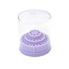 Sturdy ABS Nail Drill Bit Holder 48 Hole Organizer Box For Salon Professionals