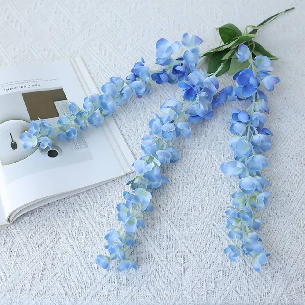 3 Fork Artificial Flower Vine 60cm Long Hanging Rattan Flower  Home Decoration