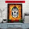 Juventus 5D Diamond Painting Round Diamond Rhinestones Mosaic Diamond Embroidery Wall Paintings Rhinestones Gift Frameless