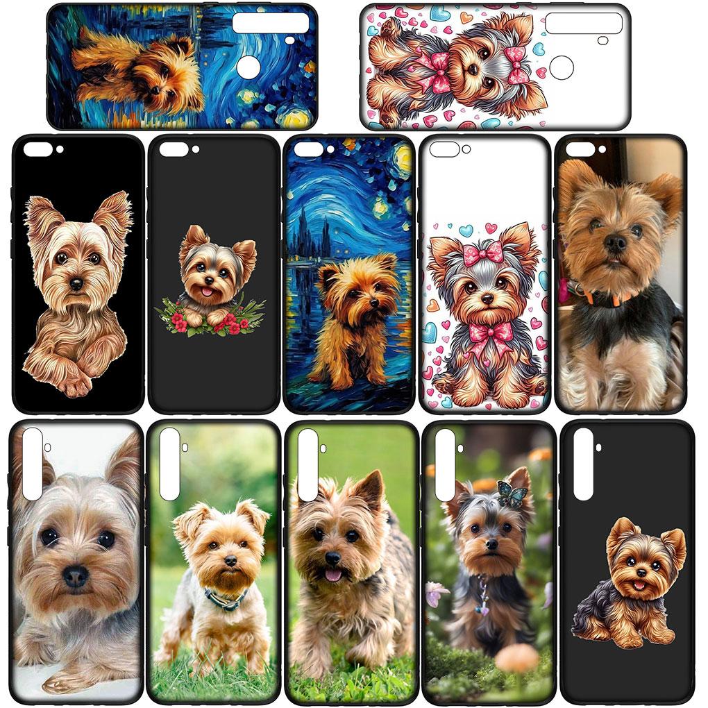 Yorkshire Terrier Yorkie Dog Pet Cover Case for Samsung Galaxy S21 S20 Fe S23 S22 Ultra S8 Plus A25 A12 A13 A21S A73 + Casing