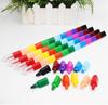 12 Color Multi- Connecting Crayons, Stackable Crayons for Kids and Supplies