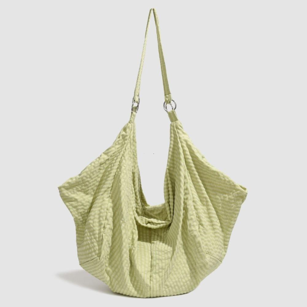 Nylon Canvas Tote Bag Large Dumpling Capacity Casual Commuter Crossbody Bag able Leisure Versatile Single Shoulder Bag