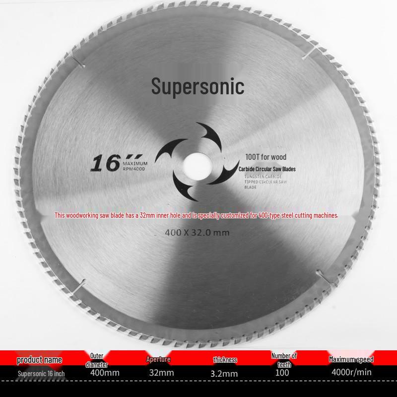 10" Woodworking Saw Blade - 255MM/300MM Cutting, 14" Steel & Alloy Wood Saw Blade