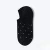 Female Summer Thin Cotton Non Slip Heel Shallow Mouth Invisible Dot Socks