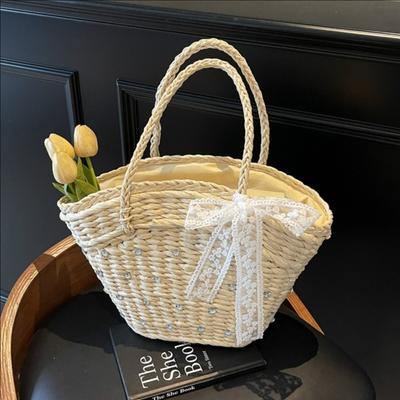 Strandurlaub Strand Handgefertigte Handtasche Damen Neue Schultertasche mit großer Kapazität