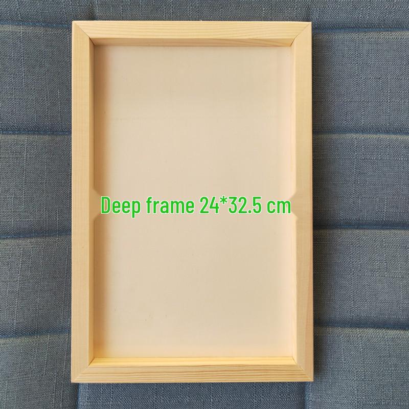 Handmade 3D Snow Mud Clay Picture Frame for Children