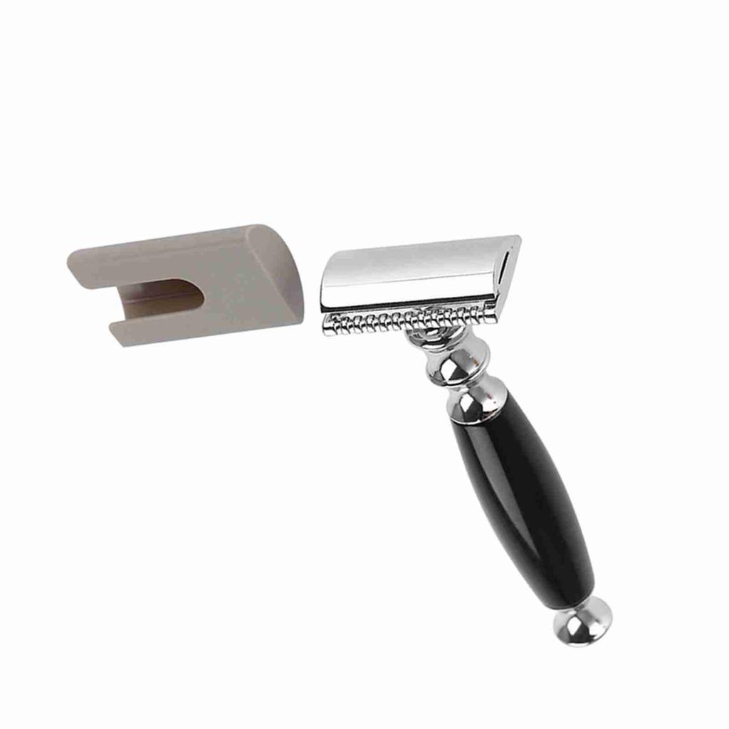 Stainless Steel Beard Shaping Template and Razor Mustache Shaving Set (Knife Head Cover)