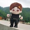 Niannyyhouse 20cm Cotton Doll Clothes Black Vest Pants Belt Accessories Stuffed Toy Clothes Dress Up