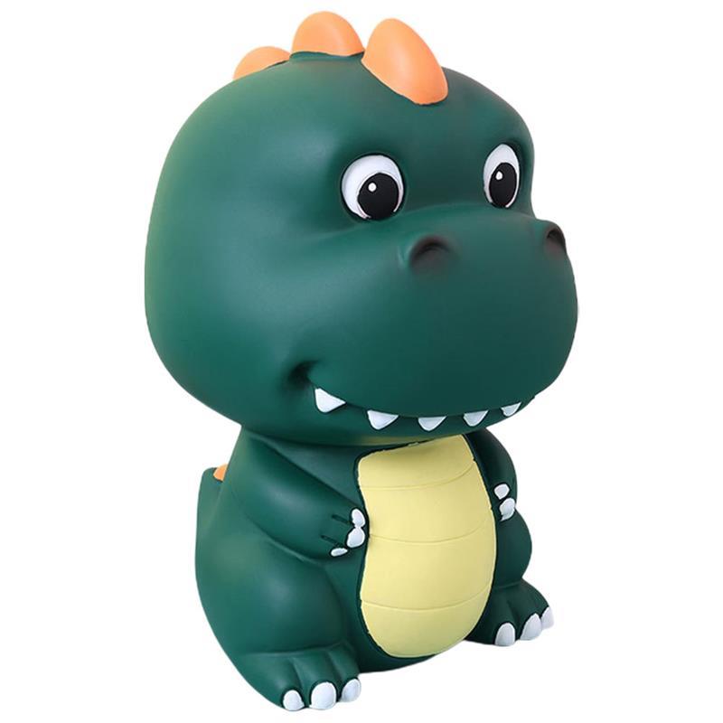 Dinosaur Shape Enamel Piggy Bank Creative Cartoon Animal Savings Jar Money Coin Bank Home Decoration Storage Box Christmas Gift