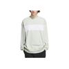Adidas American Retro Sports Casual Long Sleeve Crew Neck Sweatshirt Unisex Sweatshirt Linen-Green IT6394