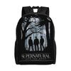 Carry On My Wayward Son Backpack Cool High School Business Daypack Supernatural Movie Symbols College Shoulder Bag Outdoor