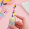 Office Supplies for Diary Decoration 6-in-1 Retractable Gel Pen Cute Unicorn Plush Doll Decor 6 in 1 Color Pens 0.5mm Multicolor Ballpoint
