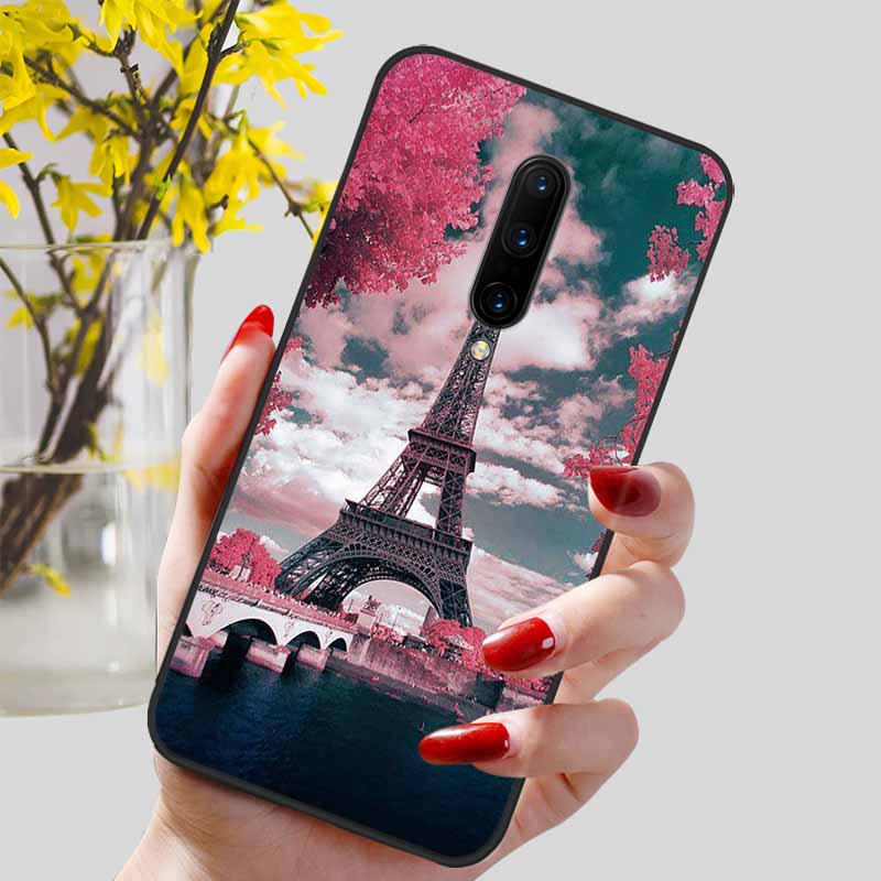 Phone Cover For Oneplus 7 Pro Case Lovely Printed TPU Silicon Soft Capa On for One Plus 7 7T Pro Oneplus7 7Pro Protection Covers