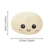 Popular Lifelike Large Dumpling Press Toy With Bamboo Steamer Soft Tpr Dough Ball Decompression Fidget Toy Funny Creative Gift