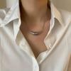 Personalisierte Vielseitige Hip Hop Titan Schlüsselbeinkette - Trendiger Nicht-verblassender Schmuck für Coole Frauen
