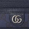Gucci Ophidia Double G Silver Hardware Canvas Card Holder Men accessories Blue 791747-UULBN-4055