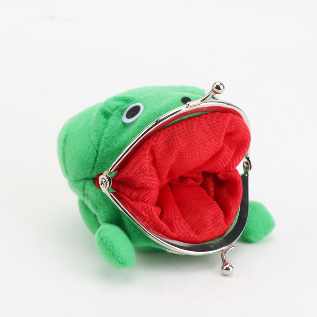 6CM Frosch Münzbörsen Cartoon Geldbörse Beutel Anime Manga Form Flausch Clutch Cosplay Niedliche Geldbörse Münzhalter Mädchen Geschenk