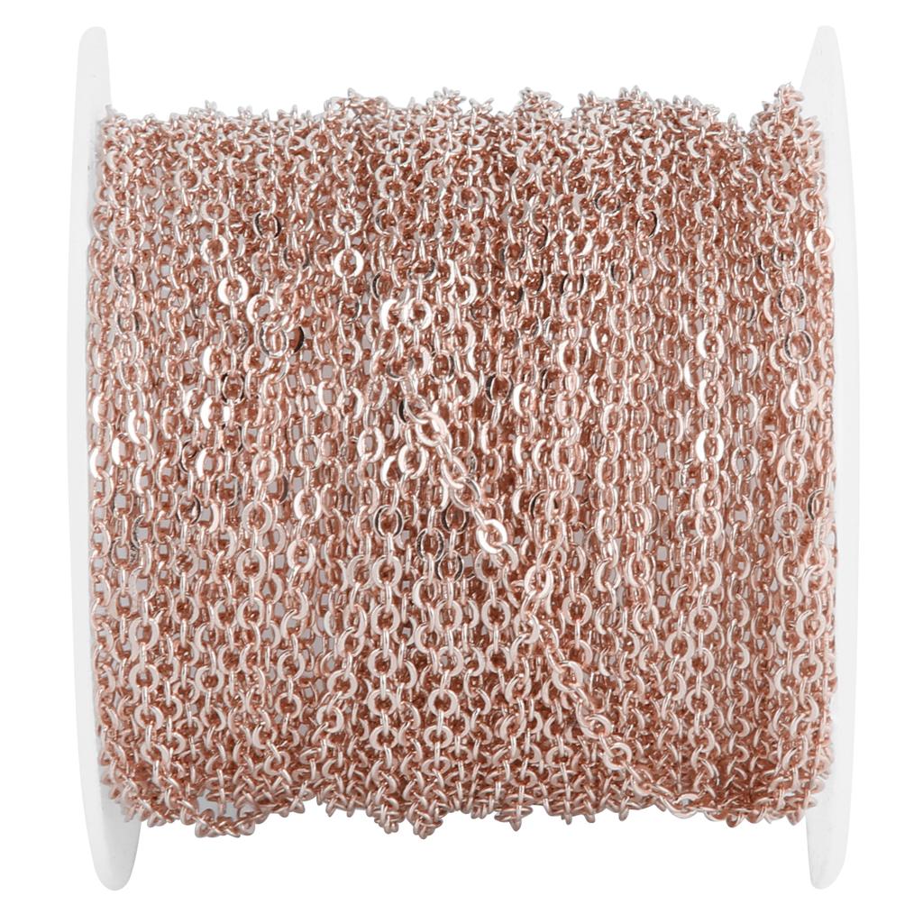 Jewelry Accessories 10meters O Flat Chain Spool Bulk for Bracelet Necklace Extender