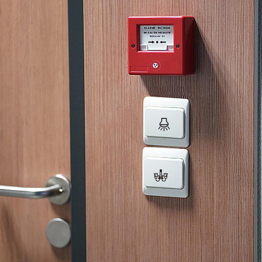 Etiquetas para Painel de Interruptores à Prova d'Água Etiquetas para Interruptores de Luz Autocolante Casa Escritório Escola Negócios Adesivo Decalque para Painel de Interruptores