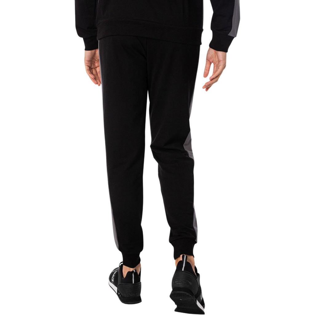 Emporio Armani EA7 Letter Logo Pattern Casual Sports Suit Men Suit Black 3DPV09-PJLIZ-1200