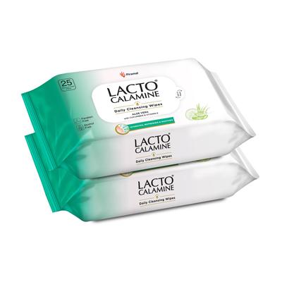 Denní čištění Aloe Vera Obličejové ubrousky Balení 2 25N Ubrousků Každý Jemný odličovač Vlhčené ubrousky Pro muže a ženy Cestovní balení