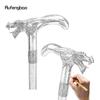 Dinosaur Lizard Walking Cane Fashion Decorative Walking Stick Gentleman Elegant Cosplay Cane Knob Crosier 93cm