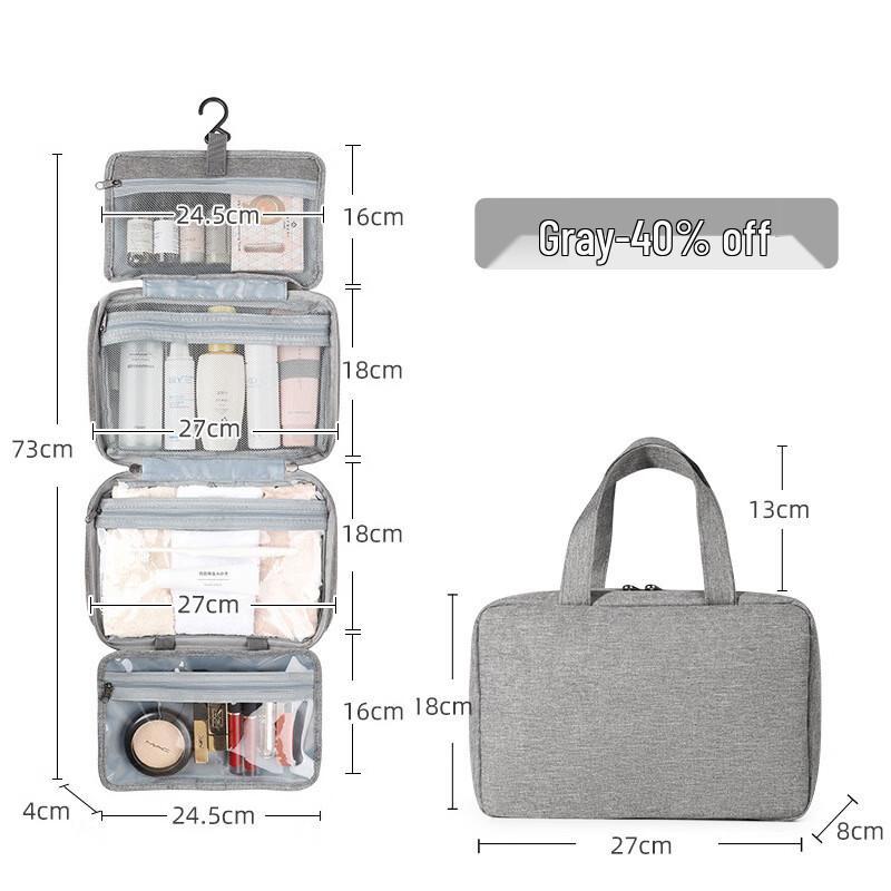 Men s Portable 4-Fold Travel Toiletry Bag