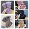 Windproof Winter Warm Gloves Keep Warm Cycling Mittens Soft Bow Women Gloves  Outdooor