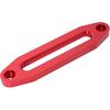 10 Inch Billet Polished Aluminum Bolt-Pattern Hawse Fairlead Synthetic Winch 8000-15000 LBs For ATV/UTV Rope Cable (Anodized Red, 10'')