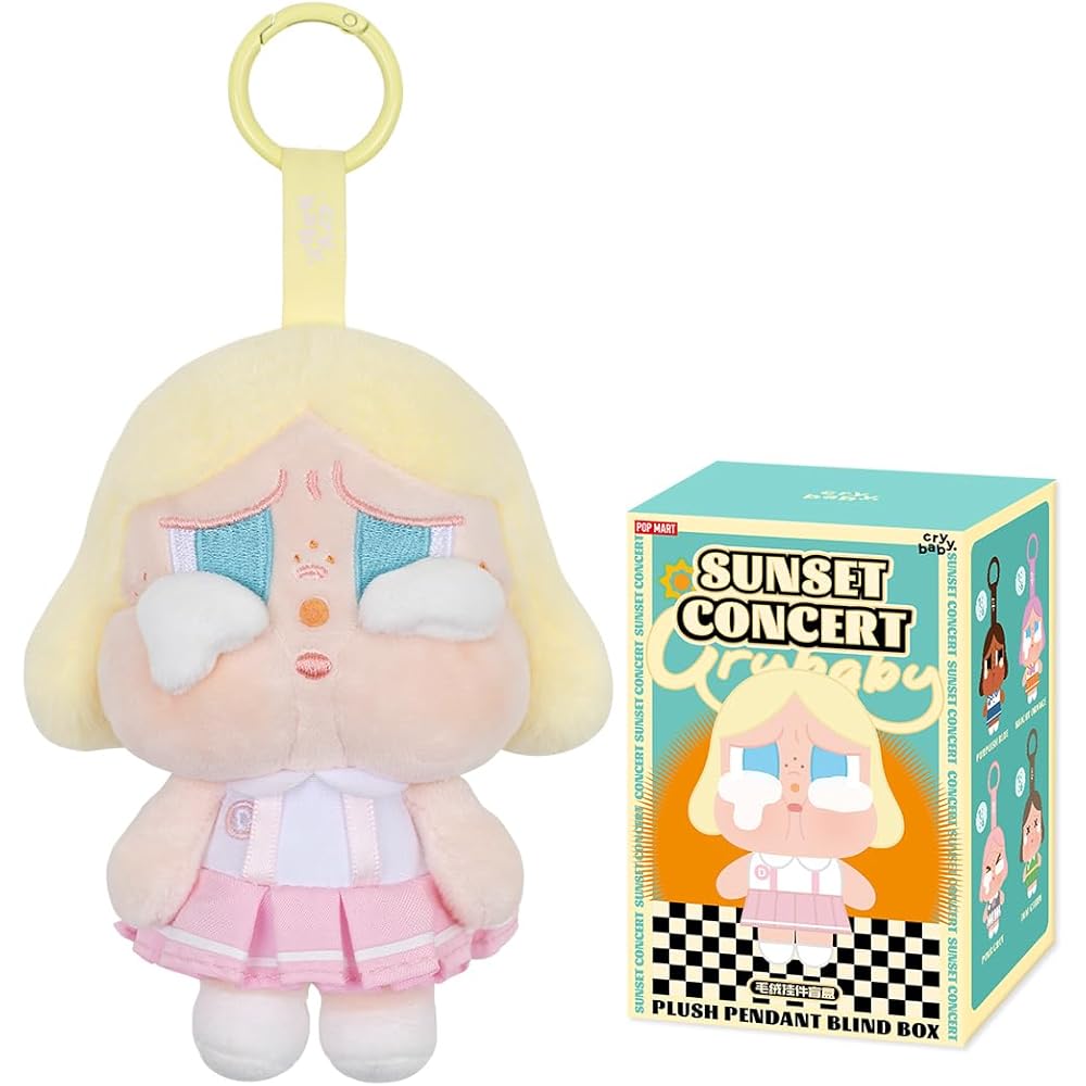 

Pop Mart Crybaby Sunset Concert Series Plush Pendant Figure 1 Piece Premium Toy Collectible