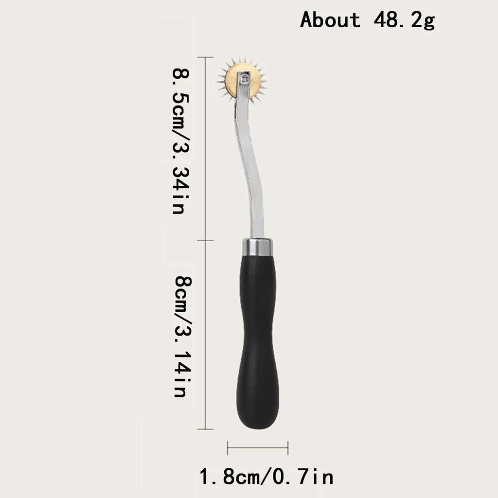 1PCTracing Wheel Sewing Tool, Needle Point Tracing Wheel, Random Color Tracing Wheel Sewing Tool, Stitching Wheel for Leathercra