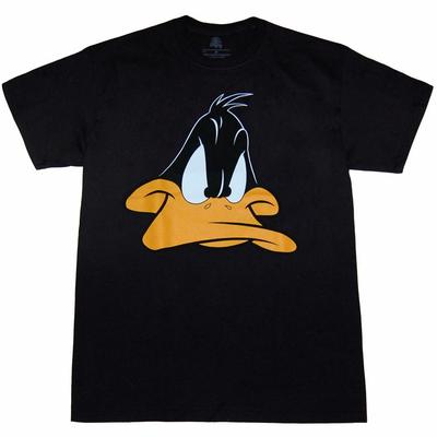 Looney Tunes Daffy Duck 100% Baumwolle T-Shirt Herren T-Shirts Oberteil