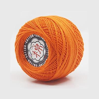 Retail 50g/ball 8# 2ply DIY Colorful Thin Lace Yarn Crochet Yarn 100% Cotton Yarn Hand Knitting Thread Sewing Machine Line JK468