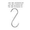 S Hanger Stainless Steel Coat Scarf Bag Keys Hook Kitchen Bathroom Storage Organizer Hanging Holder Organizing Reusable