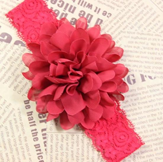 JUST style Hakama Romper flower Newborn coveralls Japanese clothing Boys Girls (with decoration) (90cm, Red1)