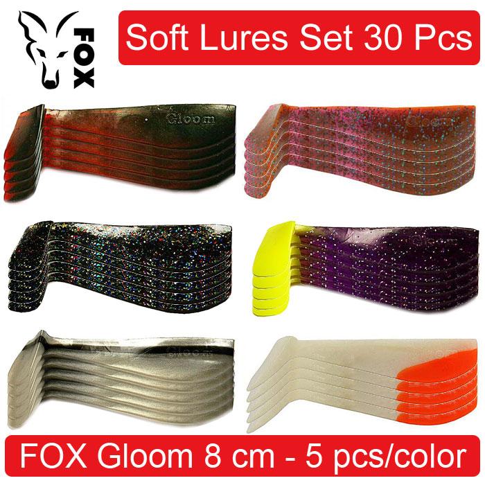 Set 10 Esche Morbide Da Pesca Stile Loach – 8 Cm / 2g – Bicolore – Per Acqua Dolce: Spigola, Trota, Panfish