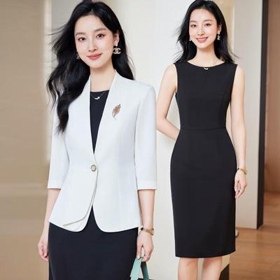 Women's Formal Business Two-Piece Suit Dress Set