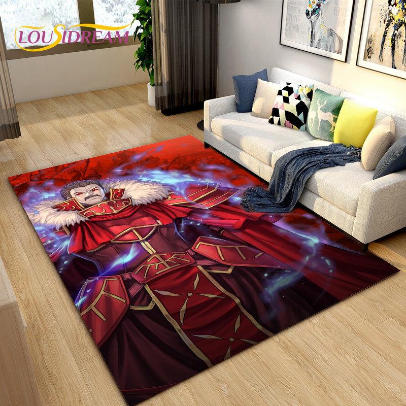 Fire Emblem Series Game Gamer Area Rug,Carpet Rug for Living Room Bedroom Sofa Doormat Decoration, Kids Play Non-slip Floor Mat