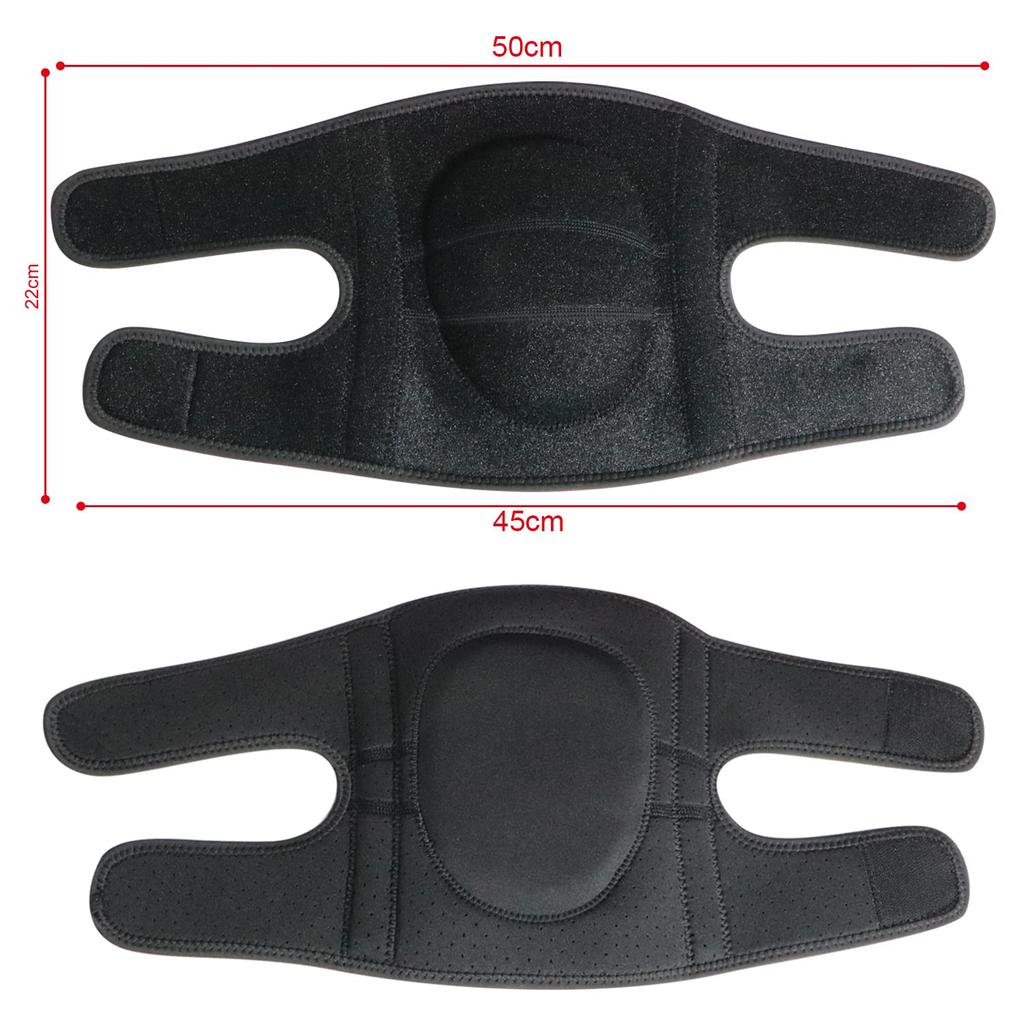 KUWAN Knee Breathable Knee Knee Protector for Sports and Pack of 2 Pads, Support, Outdoors, Elastic, Unisex, Black,