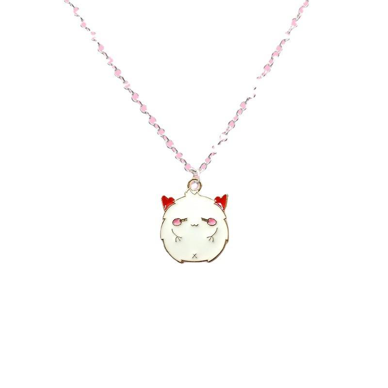 Little Devil Necklace Punk Style Cool Dancing Halloween Niche Design Sense Accessories Girlfriend Gift Necklace